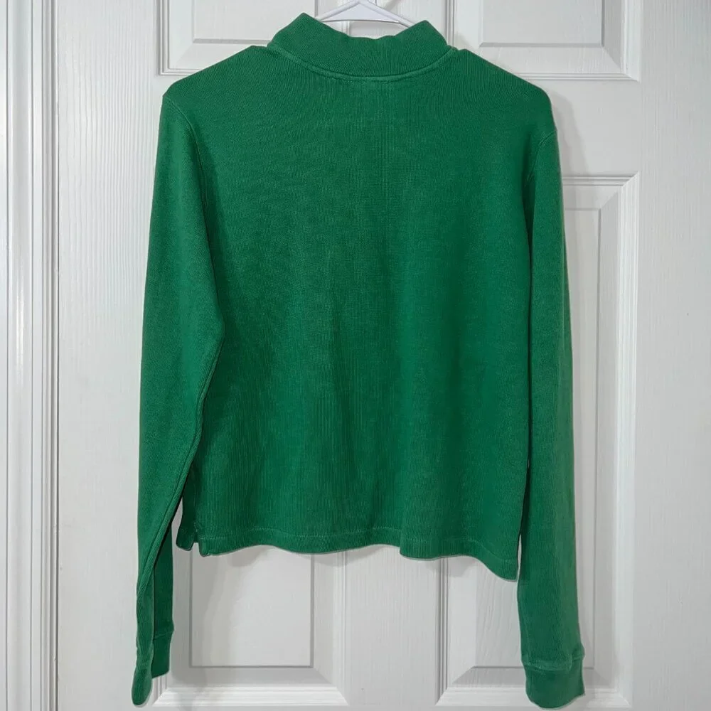 Masters Golf Collection Kid's 1/4 Zip Pullover Green Size 10/12 - Picture 3 of 5
